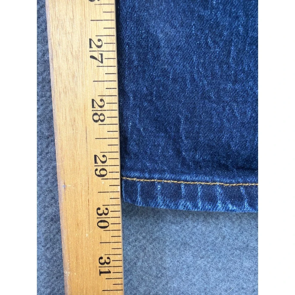 Talbots High Waist Relaxed Jean Women 16W Dark Wash Blue Denim Classic 30 Inseam